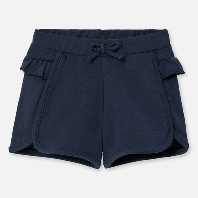 Mayoral kraťasy bavlněné s volánkem tmavě modré
