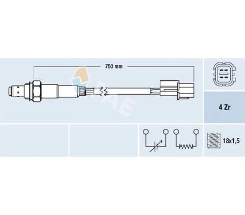 Lambda sonda FAE 77291