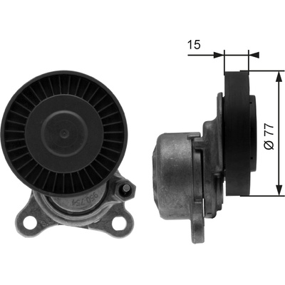 Land Rover FREELANDER 98-06 napínacia kladka rebrovaného klinového remeňa 1.8