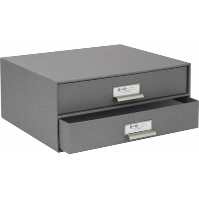 Bigso Birger Paper Laminate organizér šedá
