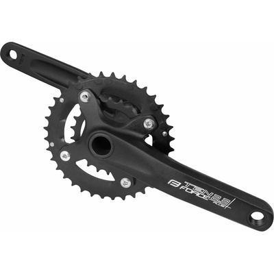 Kliky FORCE TEN2.3+ Al 36/22z s osou 175mm, čierne