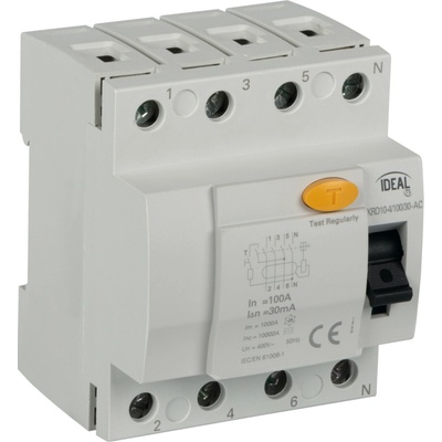 Kanlux 100A KRD10-4 100/003/4-AC
