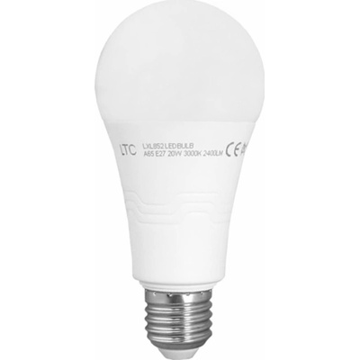 LTC PS LED žárovka A65 E27 SMD 20W 230V c.bílá 2400lm LTC.