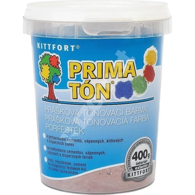 KITTFORT Prášková tónovací barva Primatón – 400 g Hněď tmavá