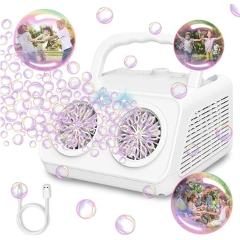 Dvojitý výrobník bublín Panacare 553 biely