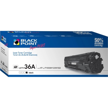 Compatible Тонер касета Black Point LBPPH36A за HP CB436A, 2700 страници, черна (LBPPH36A)