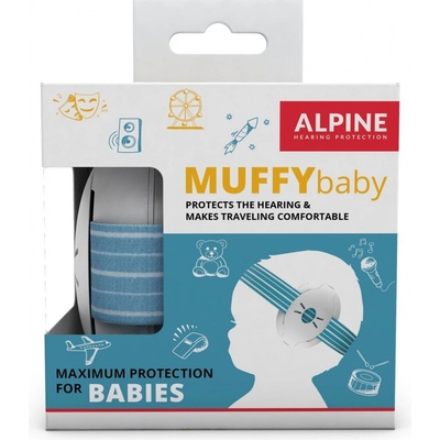 ALPINE Hearing Muffy Baby, modrá – Zboží Mobilmania