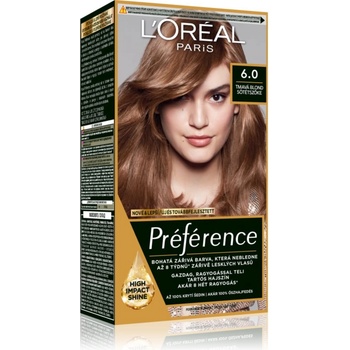 L'Oréal Préférence боя за коса цвят 6.0 Dark Blonde