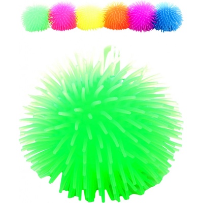 Míček ježatý soft měkký antistresový balonek ježek s třásněmi 6 barev