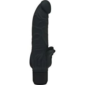 ToyJoy Луксозен Вибратор с клитор стимулатор "erups black" 18 см