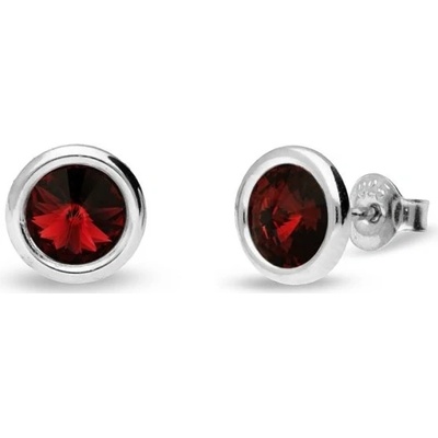 Spark červené se Swarovski Elements Tiny Bonbon Studs KR1122SS29SI Siam
