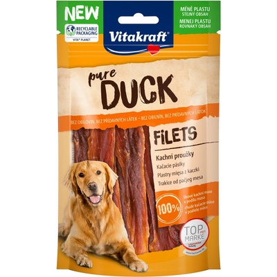 Vitakraft DUCK pre psov kačacie plátky 80 g