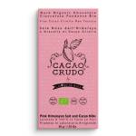 Cacao Crudo Raw Черен шоколад с хималайска сол и какаови зърна, 50 гр