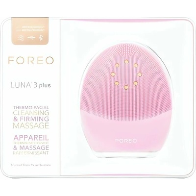 Foreo Luna 3 Plus čisticí sonický přístroj s termo funkcí a zpevňující masáží normální pleť Pink – Hledejceny.cz