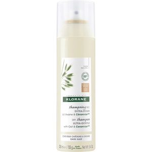 Klorane Oat & Ceramide Сух шампоан за тъмна коса, 250 ml - ozone