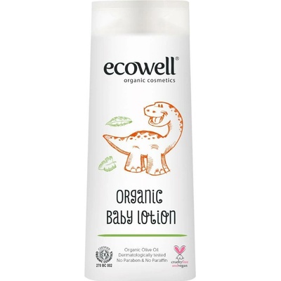 ECOWELL Dětské tělové mléko BIO 300 ml