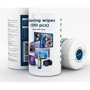 Gembird Кърпи за почистване GEMBIRD Wet cleaning wipes (CK-WW100-01) - cybertrade