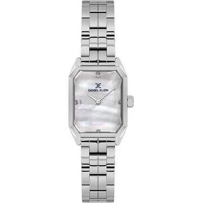 Daniel Klein DK. 1.14157-1 - Дамски, Кварц, 21x31mm, Стомана, Седеф, Кристали, 3 ATM - Premium