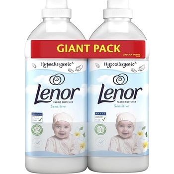 Lenor Sensitive aviváž 2 × 1,6 l 128 PD