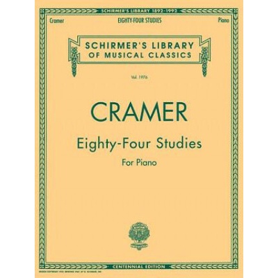 CRAMER 84 STUDIES FOR PIANO