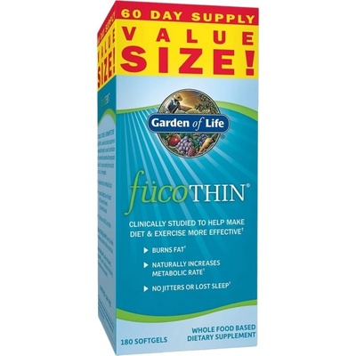 Garden of Life FucoThin | Non-Stimulant Thermogenic [180 Гел капсули]