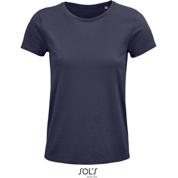 SOL'S Crusader Women Dámske tričko z bio bavlny sivá mouse