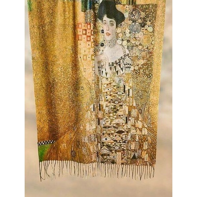Adele Bloch Bauer Gustav Klimt oboustranná dámská šála