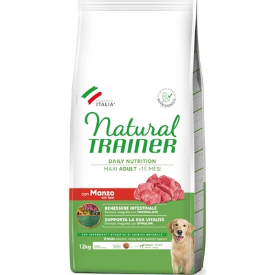 Natural Trainer Adult Maxi s hovězím 12 kg