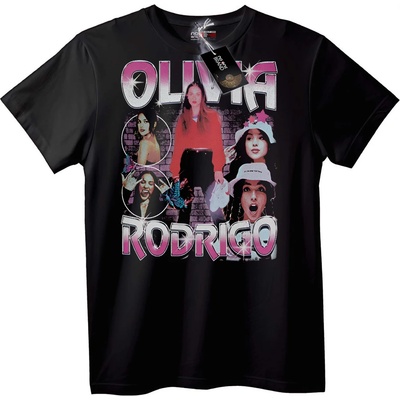 NOONEBRAND Тениска Olivia Rodrigo Фен - M, Black