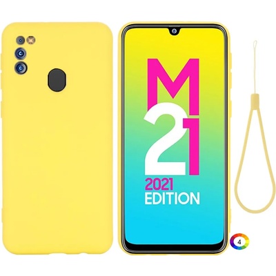 Samsung Galaxy M21 2021 Удароустойчив Силиконов Калъф и Протектор