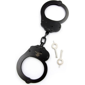 Mister B Cuff Couble Lock Chain Black