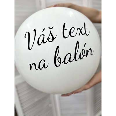 Personal Balón s textem Bílý 80 cm