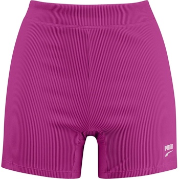 PUMA Къси панталони Puma Women's Ribbed Booty Shorts - Neon Pink