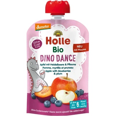 Holle Био плодов пауч Holle - Ябълки, боровинки и сливи, 100 g (7375)