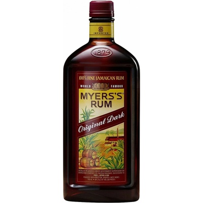 Myerss Original Dark jamajský tmavý rum 40% 1l (holá láhev)