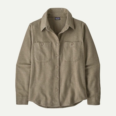 Patagonia Women's Fjord Flannel Shirt Whole Weave Seabird Grey