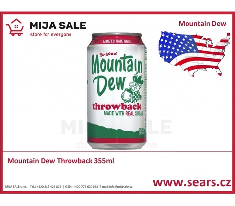 Mountain Dew throwback 355 ml