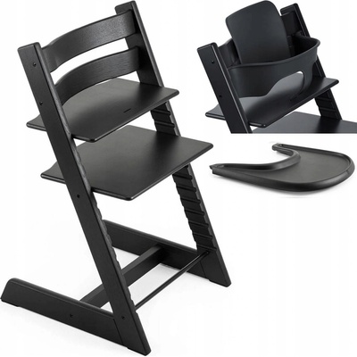 Stokke Tripp Trapp Oak Black – Zboží Dáma