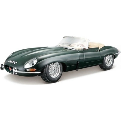 BBURAGO Jaguar E Type Cabrio Model športového automobilu pČervenámontovaný Jaguar E Type Akékoľvek pohlavie 3 rok / roky 1:18
