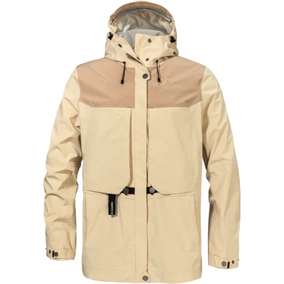 Schöffel Дамско водоустойчиво яке Schöffel Women's 2L Jacket Style Maghera Waterproof jacket - Grain Beige - размер 40 (EU) (102-5182-0114)