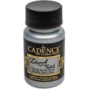 Farba na textil CADENCE DORA 50 ml metalická strieborná