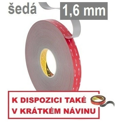 3M VHB GPH-160GF Obojstranne silne lepiaca páska 1,6 mm 9 mm x 33 m