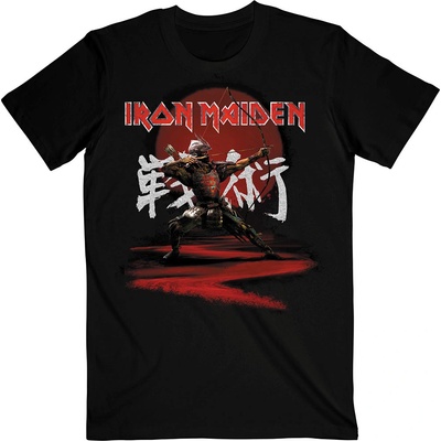 Iron Maiden tričko Senjutsu Eddie Archer Kanji čierne