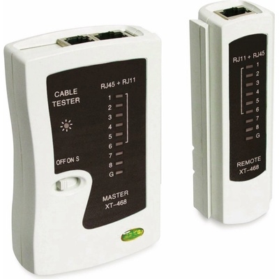 Kabelový tester RJ11, RJ12, RJ45, LED kontrola (NBNN001T00) – Zboží Dáma