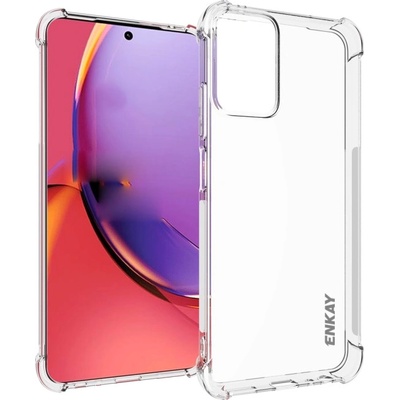 Motorola Moto G Power (2024) Удароустойчив ENKAY Силиконов Калъф и Протектор