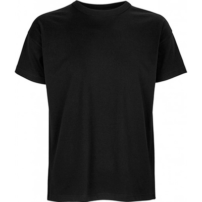 Unisex tričko Boxy Oversized černá