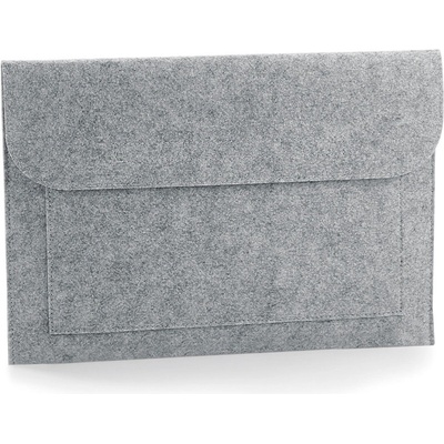 BagBase Taška BG726 na notebook, plstěná, 41,5x28cm COT52072607799 grey melang