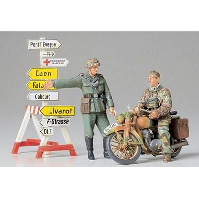 Tamiya German Motorcycle Orderly Set 1:35