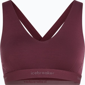icebreaker Термоактивен сутиен icebreaker Merino 125 Cool-Lite Sprite Racerback dark berry