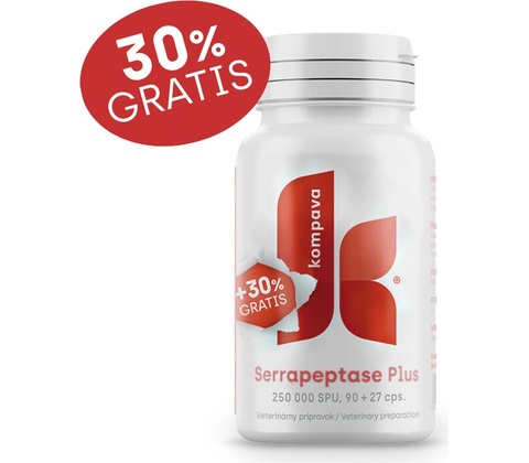 Kompava Serrapeptase Plus 355 mg 90 kapsúl